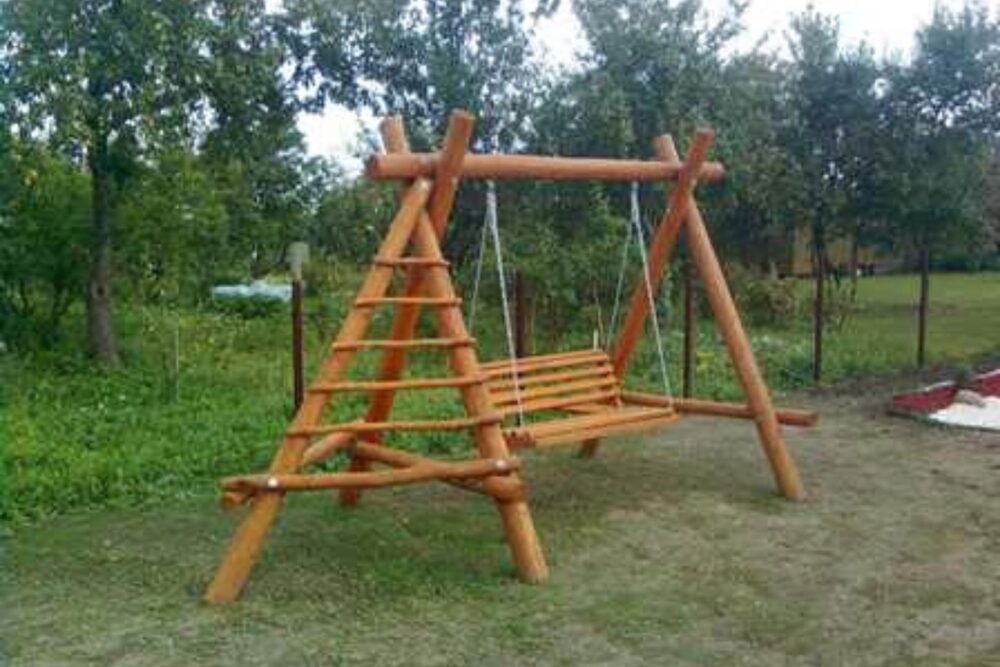 Medinės sūpynės GRIEŽLĖ