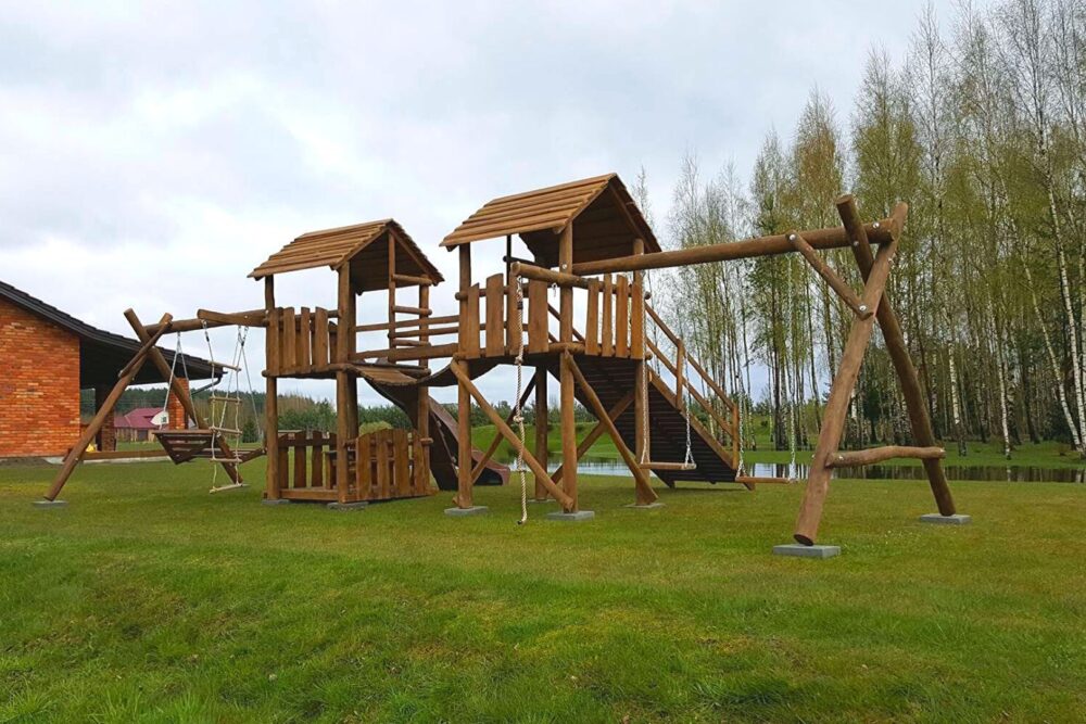 Medinė vaikų žaidimo aikštelė MEŠKA - Image 2