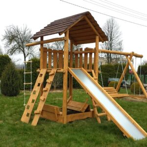 Medinė vaikų žaidimų aikštelė BORUŽĖ