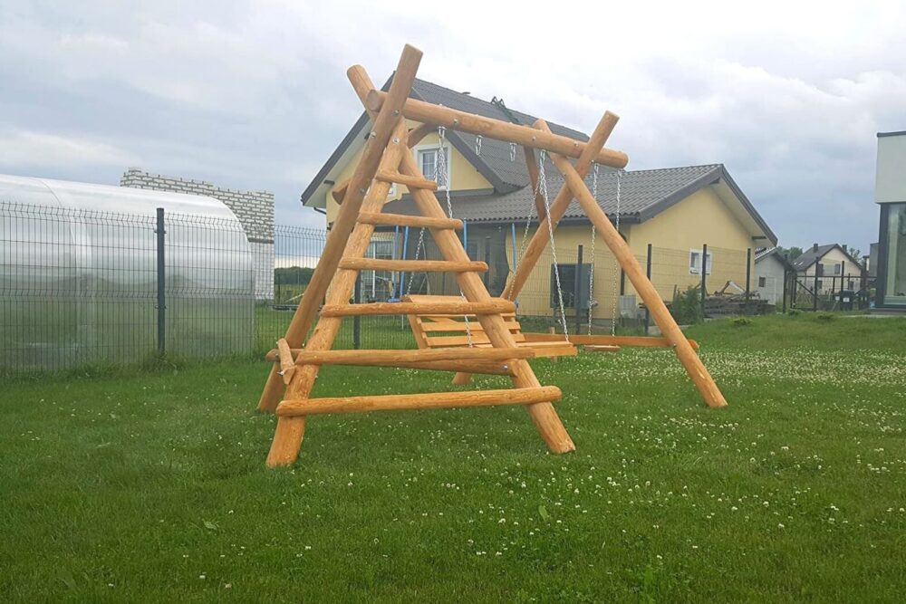 Medinės sūpynės PEMPĖ - Image 3