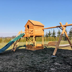 Medinė vaikų žaidimų aikštelė VILKAS