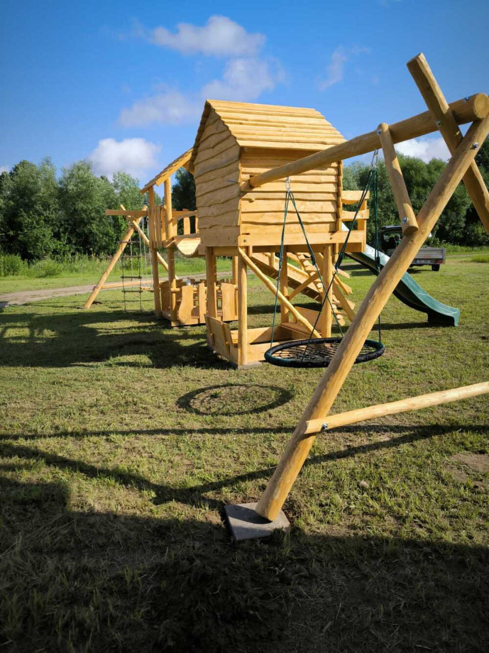 Medinė vaikų žaidimų aikštelė PITONAS - Image 6