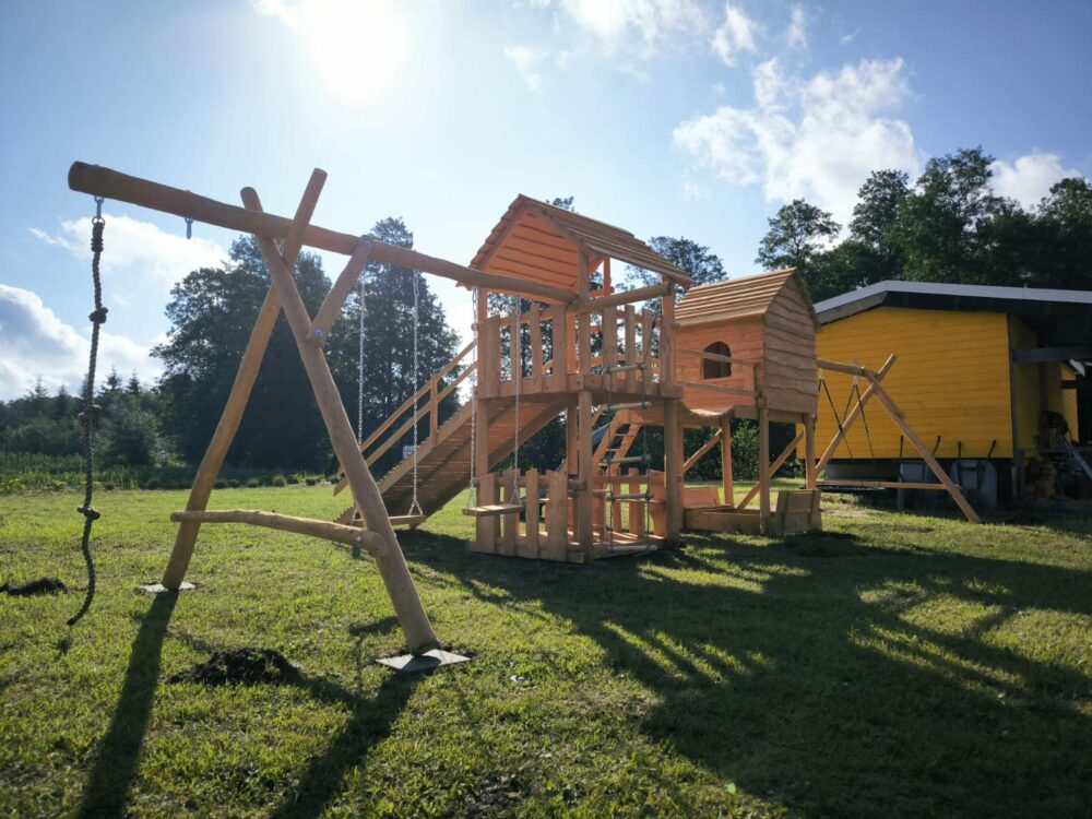 Medinė vaikų žaidimų aikštelė PITONAS - Image 5